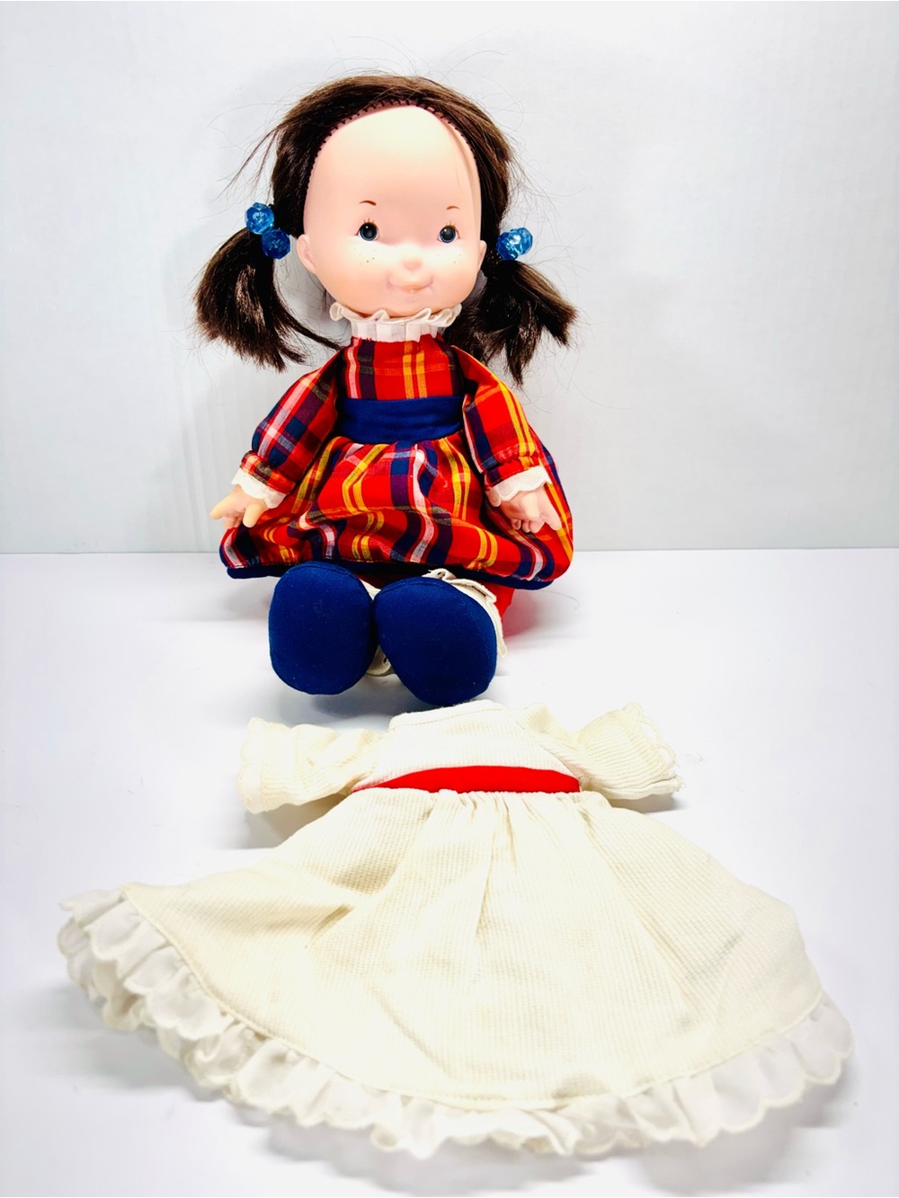 Fisher Price Doll #201 Jenny Lap Sitter Doll 13" Rubber Face/Hands 1973
